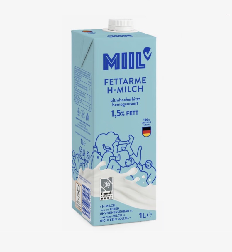 Fettarme Milch 1,5% Fett